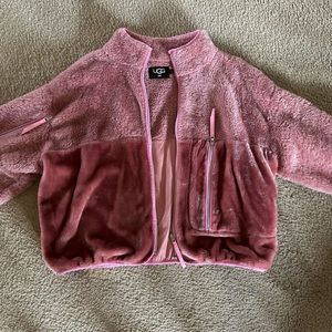 Faux Suede,polyester, plush, side zipper with UGG logo